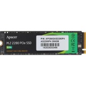 накопитель Apacer SSD M.2 256Gb PCIe Gen3x4, R3500/W1200 Mb/s, MTBF 1.8M, 3D NAND, NVMe AP256GAS2280P4U-1