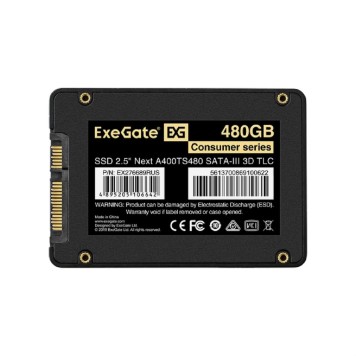 носитель информации ExeGate SSD 480GB Next EX276689RUS SATA3.0-1