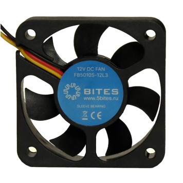 Вентиляторы 5bites Вентилятор FB5010S-12L3 50X10 / SLEEVE / 4200RPM / 3P