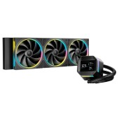 Вентилятор СЖО Deepcool  LM360 ARGB Soc-AM5/AM4/1200/1700/1851 черный 4-pin 19-36dB Al LCD 250W 1729gr Ret (R-LM360-BKDMMC-1)