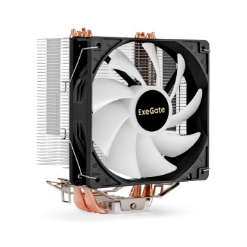 Вентиляторы Exegate EX293655RUS Кулер ExeGate Wizard EXX400V2-PWM.FRGB (Al+Cu, 4 тепл.трубки,LGA775/1150/1151/1155/1156/1200/1700/AM2/AM2+/AM3+/AM4/FM1/FM2/754/939/940, TDP 140W, Fan 120mm, PWM, 800-2400RPM-1