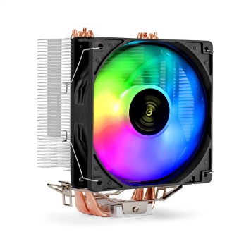 Вентиляторы Exegate EX293655RUS Кулер ExeGate Wizard EXX400V2-PWM.FRGB (Al+Cu, 4 тепл.трубки,LGA775/1150/1151/1155/1156/1200/1700/AM2/AM2+/AM3+/AM4/FM1/FM2/754/939/940, TDP 140W, Fan 120mm, PWM, 800-2400RPM