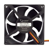 Вентилятор Gembird Вентилятор 80x80x25, гидрод., тихий, 3 pin/4pin Molex, провод 30 см (S8025H-3P4M)