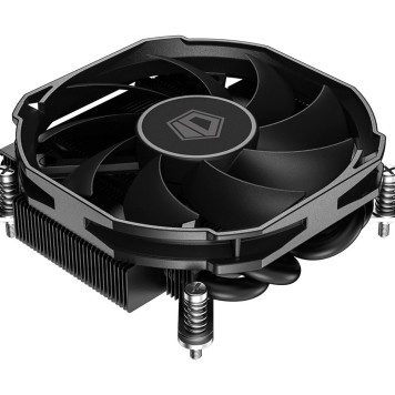 вентилятор Cooler ID-Cooling IS-30i BLACK LGA1700/1200/115X низкопрофильный высота 30mm (36шт/кор, TDP 100W, PWM, 4 тепл.трубки прямого контакта, FAN 92mm) BOX