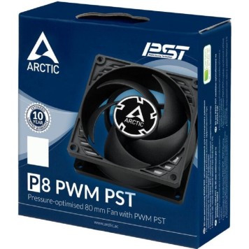 Вентилятор Case fan ARCTIC P8 PWM PST (black/black)  (ACFAN00150A)-2