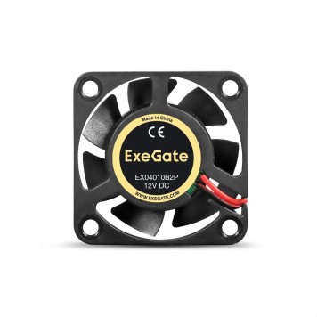 Вентиляторы Exegate EX295218RUS Вентилятор 12В DC ExeGate EX04010B2P (40x40x10 мм, 2-Ball (двойной шарикоподшипник), 2pin, 5500RPM, 26dBA)-1