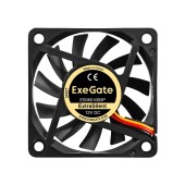 Вентиляторы Exegate EX297026RUS Вентилятор 12В DC ExeGate ExtraSilent ES06010B3P (60x60x10 мм, 2-Ball (двойной шарикоподшипник), 3pin, 2000RPM, 16dBA)