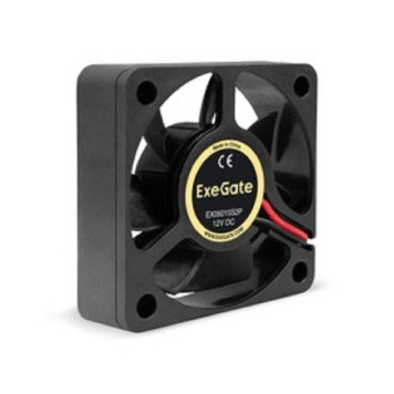 Вентиляторы Exegate EX295221RUS Вентилятор 12В DC ExeGate EX05015S2P (50x50x15 мм, Sleeve bearing (подшипник скольжения), 2pin, 5500RPM, 30dBA)