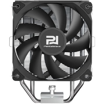 Вентиляторы Кулер PentaWave PC-Z04E SRB  LGA115X/1200/1700/AM4/AM5 (20 шт/кор, TDP 220W, 1*120mm PWM Fan, 4 тепловые трубки 6мм, 600-1850RPM, 12-32,6dBa)-2