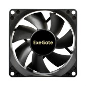Вентиляторы Exegate EX297083RUS Вентилятор 24В DC ExeGate EX08025S3P-24 (80x80x25 мм, Sleeve bearing (подшипник скольжения), 3pin, 2850RMP, 28dBA)