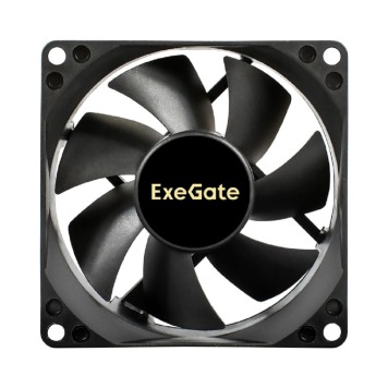 Вентиляторы Exegate EX297083RUS Вентилятор 24В DC ExeGate EX08025S3P-24 (80x80x25 мм, Sleeve bearing (подшипник скольжения), 3pin, 2850RMP, 28dBA)