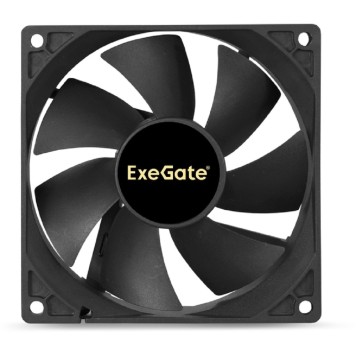 Вентиляторы Exegate EX288926RUS Вентилятор ExeGate EX09225B3P (92x92x25 мм, 2-Ball (двойной шарикоподшипник), 3pin, 2100RPM, 27dBA)-2