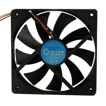 Вентиляторы 5bites Вентилятор FB12015S-12L3 120X15 / SLEEVE / 1200RPM / 3P