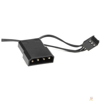 вентилятор CROWN Вентилятор для компьютерного корпуса CMCF-12025S-1231 (120*120*25мм;Синее LED кольцо;1500 об/мин;35CFM;20Дб;Подшипник скольжения;3pin+MOLEX(папа-мама) 40+10см)-1