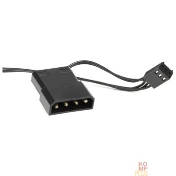 вентилятор CROWN Вентилятор для компьютерного корпуса CMCF-12025S-1232 (120*120*25мм;Зелёное LED кольцо;1500 об/мин;35CFM;20Дб;Подшипник скольжения;3pin+MOLEX(папа-мама) 40+10см)-1