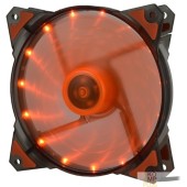 вентилятор CROWN Вентилятор для компьютерного корпуса CMCF-12025S-1223 CMCF-12025S-1223 (120*120*25мм;Оранжевый 16LED;1500 об/мин;35CFM;20Дб;Подшипник скольжения;3pin+MOLEX(папа-мама) 40+10см)