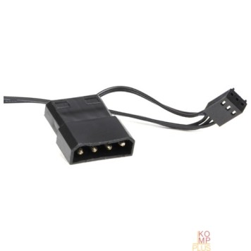 вентилятор CROWN Вентилятор для компьютерного корпуса CMCF-12025S-1221  (120*120*25мм;Синий 16LED;1500 об/мин;35CFM;20Дб;Подшипник скольжения;3pin+MOLEX(папа-мама) 40+10см)-1