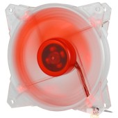 вентилятор CROWN Вентилятор для компьютерного корпуса CMCF-12025S-1210 (120*120*25мм;Красный 4LED;1500 об/мин;35CFM;20Дб;Подшипник скольжения;3pin+MOLEX(папа-мама) 40+10см)