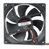 Вентилятор Gembird Вентилятор для корпуса 92x92x25, втулка, 4 pin, провод 30 см (D9225SM-4)