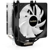 Вентиляторы Exegate EX295003RUS Кулер ExeGate Dark Magic EE400XL-PWM.ARGB (Al+Cu, черное покрытие, 4 тепл.трубки, LGA775/1150/1151/1155/1156/1200/1700/AM2/AM2+/AM3/AM3+/AM4/AM5/FM1/FM2/754/939/940, TDP 125W, Fan 