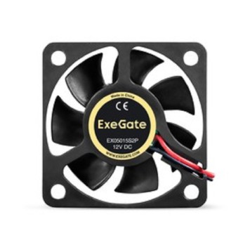 Вентиляторы Exegate EX295221RUS Вентилятор 12В DC ExeGate EX05015S2P (50x50x15 мм, Sleeve bearing (подшипник скольжения), 2pin, 5500RPM, 30dBA)-1