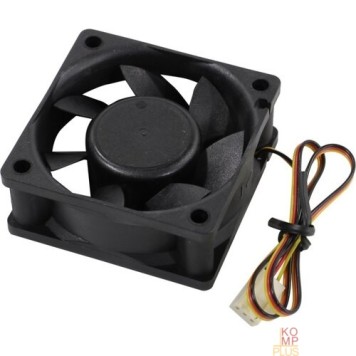 Вентиляторы Exegate EX283370RUS Вентилятор ExeGate ExtraSilent ES06025S3P, 60x60x25 мм, подшипник скольжения, 3pin, 2500RPM, 22dBA