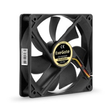 Вентиляторы Exegate EX297053RUS Вентилятор 12В DC ExeGate ExtraSilent ES12025S3P (120x120x25 мм, Sleeve bearing (подшипник скольжения), 3pin, 1300RPM, 22dBA)-2