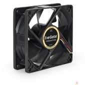 Вентиляторы Exegate EX283379RUS Вентилятор ExeGate EX08025H4P-PWM, 80x80x25 мм, гидродинамический, 4pin, PWM, 23dBA