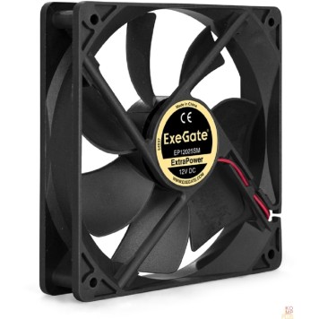 Вентиляторы Exegate EX283395RUS Вентилятор ExeGate ExtraPower EP12025SM, 120x120x25 мм, Sleeve bearing (подшипник скольжения), Molex, 1800RPM, 25dBA