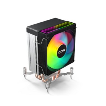 Охлаждающие системы CBR CBR-CC-3160-RGB-PWM Кулер для процессора, Al+Cu, 3 heat pipes, Socket 775/1366/1155/1156/1150/1151/1200/1700/AM2/АМ2+/АМ3/AM3+/FM1/FM2/AM4/AM5, TDP 160W, 90mm Fan, 2600RPM, HB, RGB, PWM, 32db-2