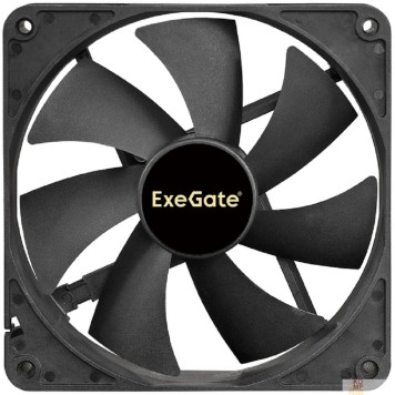 Вентиляторы Exegate EX283396RUS Вентилятор ExeGate EX14025S3P, 140x140x25 мм, подшипник скольжения, 3pin, 900RPM, 24dBA-1