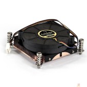 Вентиляторы Exegate EX286162RUS Кулер ExeGate ESNK-0049.PWM.1U.115x.Cu (радиальный (улитка), медный, 1U, LGA1150/1151/1155/1156/1200, TDP 115W, Fan 75mm, PWM, 2000-5000RPM, 2 ball bearing, 4pin, 46-54db, ресурс 7