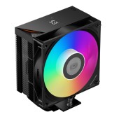 Вентиляторы Кулер для процессора/ PCCooler RT500  Digital ARGB BK (240W, 4-pin PWM, LED temp., 152mm, Al/Cu, 5x6mm, ARGB, 1x120mm, 73.32CFM, 34.9dBA, 2200RPM, S: 1851/1700/1200/115X, AM5/AM4, black)