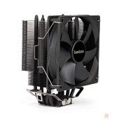 Вентиляторы Exegate EX286299RUS Кулер Dark Magic EXX400-PWM (Al+Cu, черное покрытие, 4 тепл.трубки, LGA775/1150/1151/1155/1156/1200/1700/AM2/AM2+/AM3/AM3+/AM4/FM1/FM2/754/939/940, TDP 140W, Fan 120mm, PWM, 1200-2