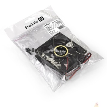 Вентиляторы Exegate EX283381RUS Вентилятор ExeGate EX08025SM, 80x80x25 мм, Sleeve bearing (подшипник скольжения), Molex, 2000RPM, 25dBA-2
