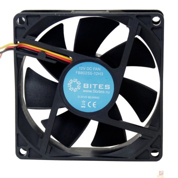 Вентиляторы 5bites Вентилятор FB8025S-12H3 80X25 / SLEEVE / 3000RPM / 3P