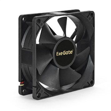 Вентиляторы Exegate EX288925RUS Вентилятор ExeGate ExtraPower EP08025B3P (80x80x25 мм, 2-Ball (двойной шарикоподшипник), 3pin, 2400RPM, 26dBA)-2