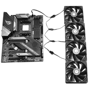 вентилятор Разветвитель питания ID-Cooling FS-04 (до 4 контактных вентиляторов)-2