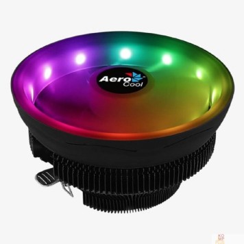 Вентилятор Cooler Aerocool Core Plus  ARGB {110W / ARGB / PWM / Intel 115*/775/1200/1700 AMD / Clip