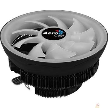 Вентилятор Cooler Aerocool Core Plus  ARGB {110W / ARGB / PWM / Intel 115*/775/1200/1700 AMD / Clip