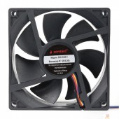 Вентилятор Gembird Вентилятор для корпуса 92x92x25, гидродинамический, 4 pin, провод 30 см (D9225HM-4)