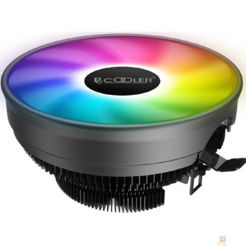 Вентиляторы PCCooler E126M PRO Кулер S775/115X/AM2/2+/AM3/3+/AM4/FM1/FM2/2+ (TDP 92W, вент-р 120мм с PWM, FIXED COLOR FAN, 1000-1800RPM, 29.8dBa) Retail Color Box