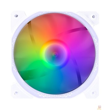 Вентиляторы 1STPLAYER F1-PLUS White / 140mm, LED 5-color, 1000rpm, 3pin / F1-PLUS-WH / bulk