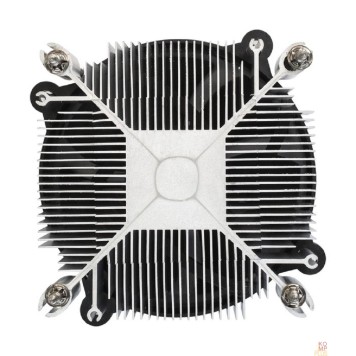 Вентиляторы Exegate EX292654RUS Кулер ExeGate ETA-20.V1700 (Al, LGA1700/1150/1151/1155/1156/1200/1366, TDP 90W, Fan 95mm, 2400RPM, Hydro bearing, 3pin, 22db, 340г, с термопастой, на винтах, Color Box)-2