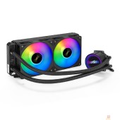 Вентиляторы Exegate EX293458RUS Комплект водяного охлаждения ExeGate BlackWater-240.PWM.ARGB (3 PIN 5V ADDRESSABLE RGB подсветка, LGA2066/2011/1366/1150/1151/1155/1156/1200/1700/AM4/FM1/FM2/FM2+/AM2/AM2+/AM3/AM3+