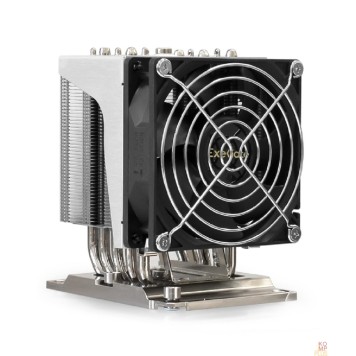 Вентиляторы Exegate EX293441RUS Кулер ExeGate ESNK-P0070APS4.PWM.4U.3647.Cu {(Al+Cu, 4U, 5 тепл. трубок, LGA3647, TDP 205W, PWM, 1900-3800RPM, 2 ball bearing, 4pin, 44db, 660г, на винтах, с термопастой}  RTL