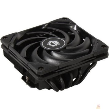 вентилятор Cooler ID-Cooling IS-55 BLACK LGA1700/1200/115X/AM5/AM4 низкопрофильный высота 55mm ( TDP 125W, PWM, 5 тепл.трубок + медная база, FAN 120mm, черный