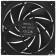 Вентилятор Case fan Deepcool FK120 (120x120x25mm, 4pin,PWM) (R-FK120-BKNPF1-G-1)