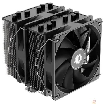 вентилятор Cooler ID-Cooling SE-206-XT LGA20XX/1700/1200/115X/AM5/AM4 (8шт/кор, TDP 250W, PWM, черный, 6 тепл.трубок + медная база, 2 x FAN 120mm) RET