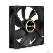 Вентиляторы Exegate EX294048RUS Вентилятор ExeGate EX12025S2P, 120x120x25 мм, Sleeve bearing (подшипник скольжения), 2pin (разъем 2.54; для блоков питания ATX), 1400RPM, 25dBA